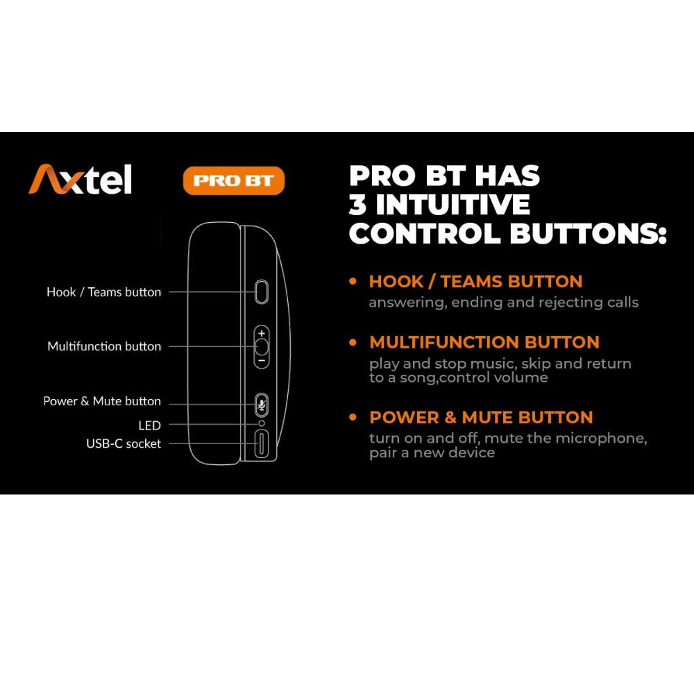 Axtel-Pro-BT-Bluetooth-Headset-Duo-Call-Control