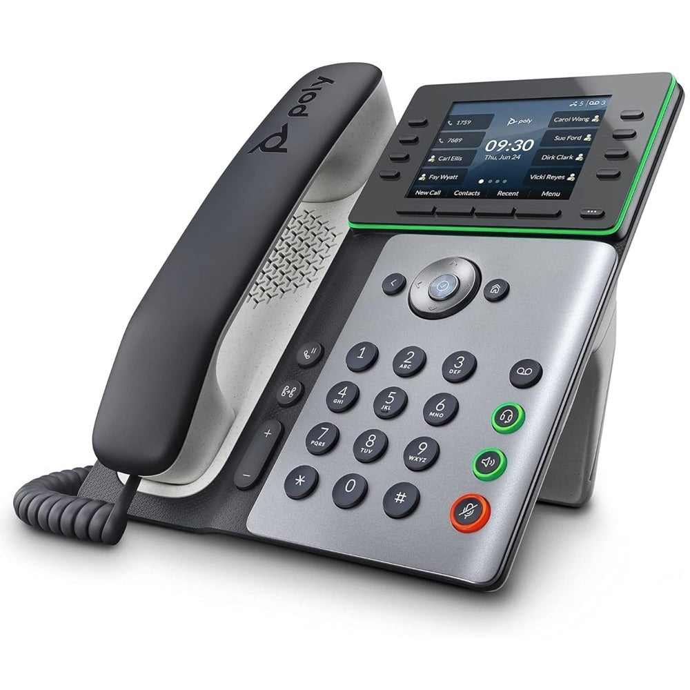 Poly-Edge-E350-IP-Phone-Side