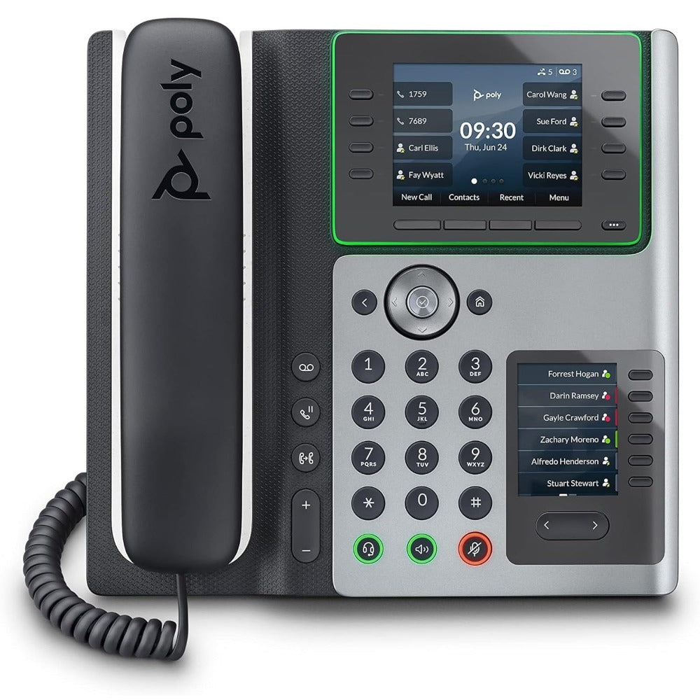 Poly Edge E450 IP Phone (2200-87030-025, 82M90AA) – Shop4Tele