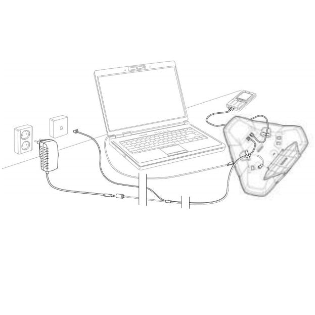 avaya-b159-analog-conference-phone-700501530-connection