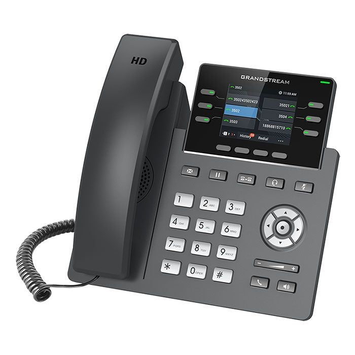 grandstream grp2613 ip phone tilted left