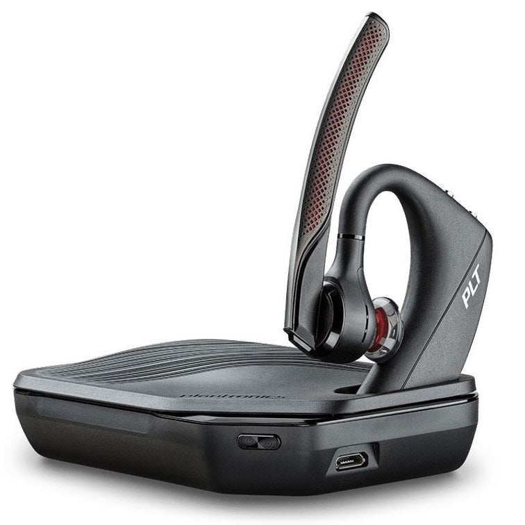 Plantronics (Poly) Voyager 5200 UC Bluetooth Headset w/Charging Case  (206110-101)