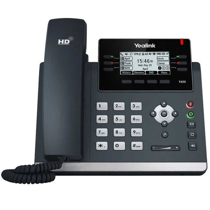 yealink-sip-t42s-gigabit-ip-phone-front