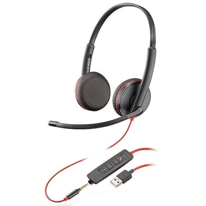 Plantronics-Poly-C3225-USB-A-Headset-Front