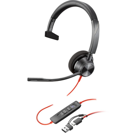 Poly-Blackwire-3310-USB-Headset-Front