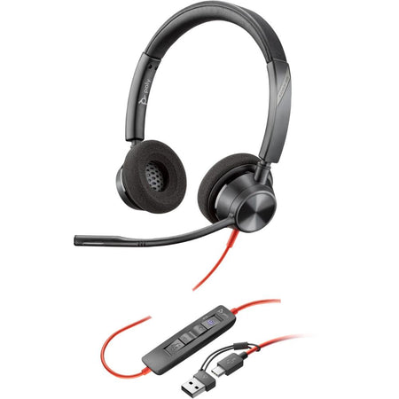 Poly-Blackwire-3320-USB-Headset-Front