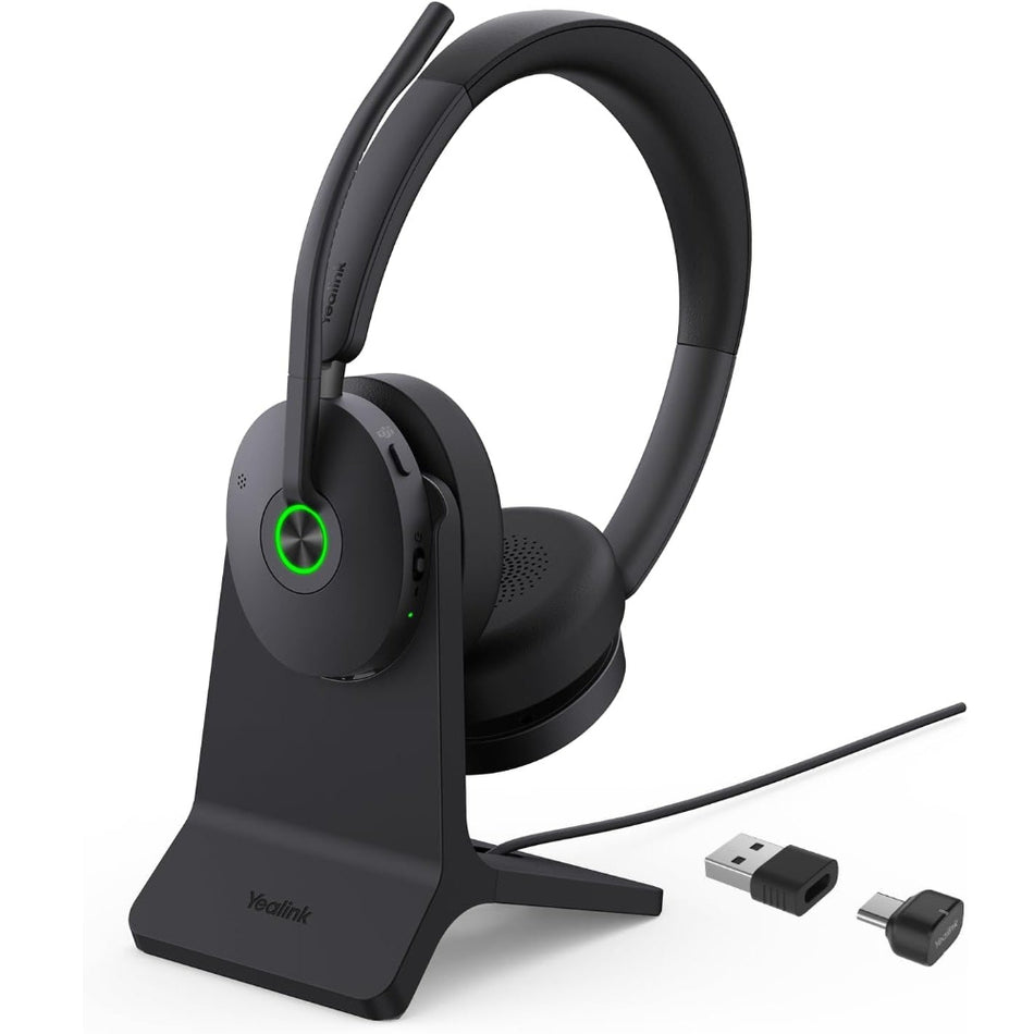 Yealink-BH74-with-Stand-Teams-Headset-Front