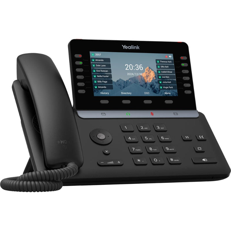 Yealink-T85W-IP-Phone-Left-Side