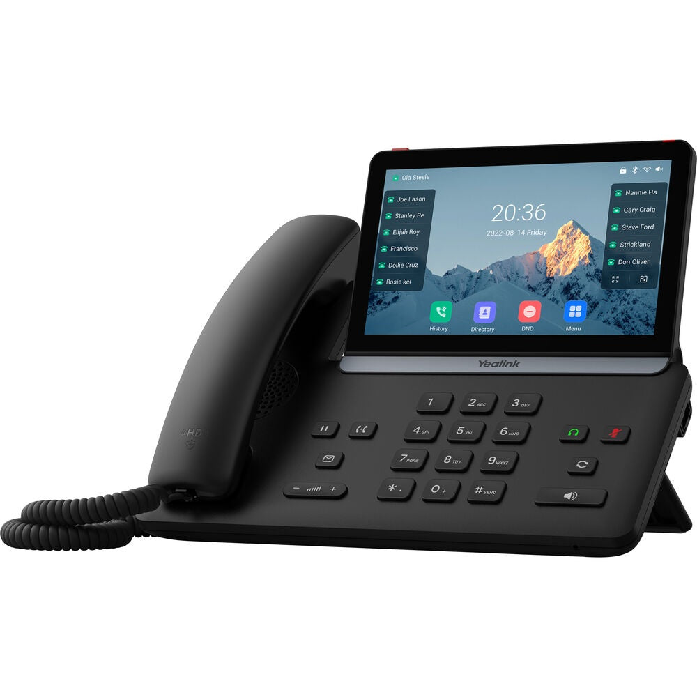 Yealink-T87W-IP-Phone-Left-Side