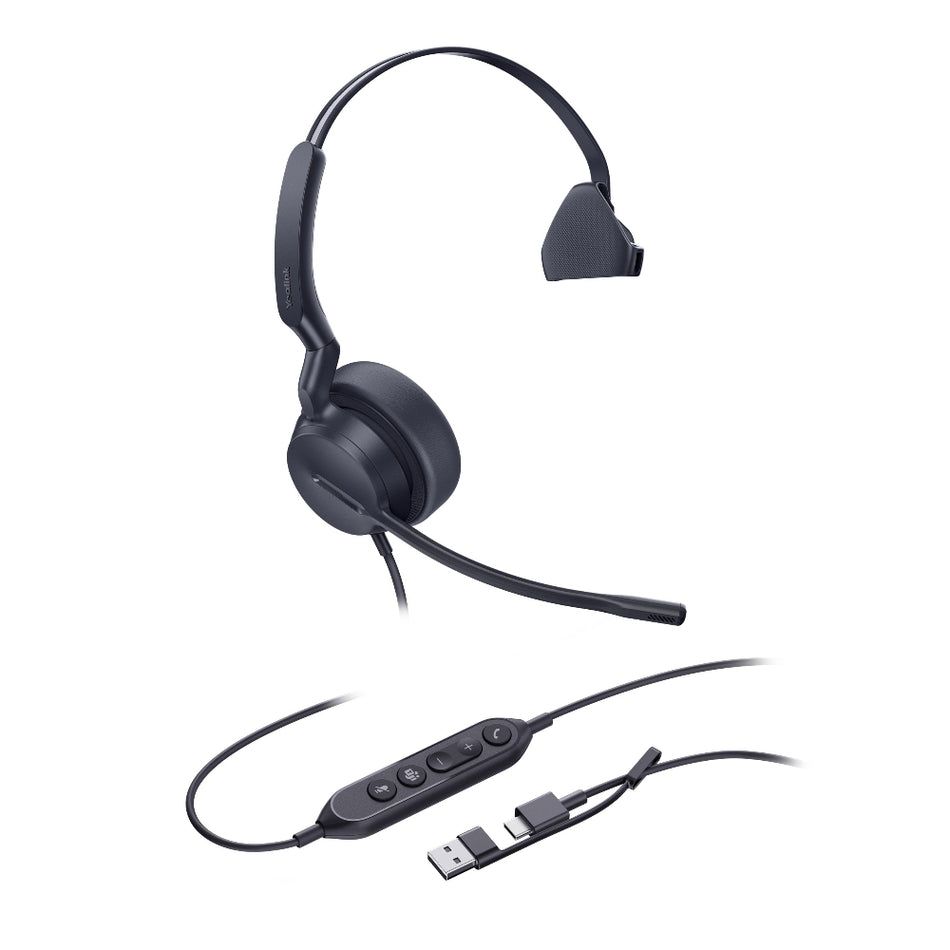 Yealink-UH44-Mono-Headset-Side