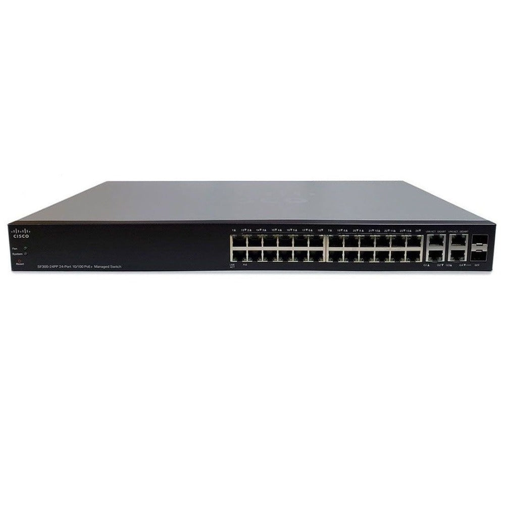 Cisco-SF300-24P-POE-Managed-Switch-Refresh-Front