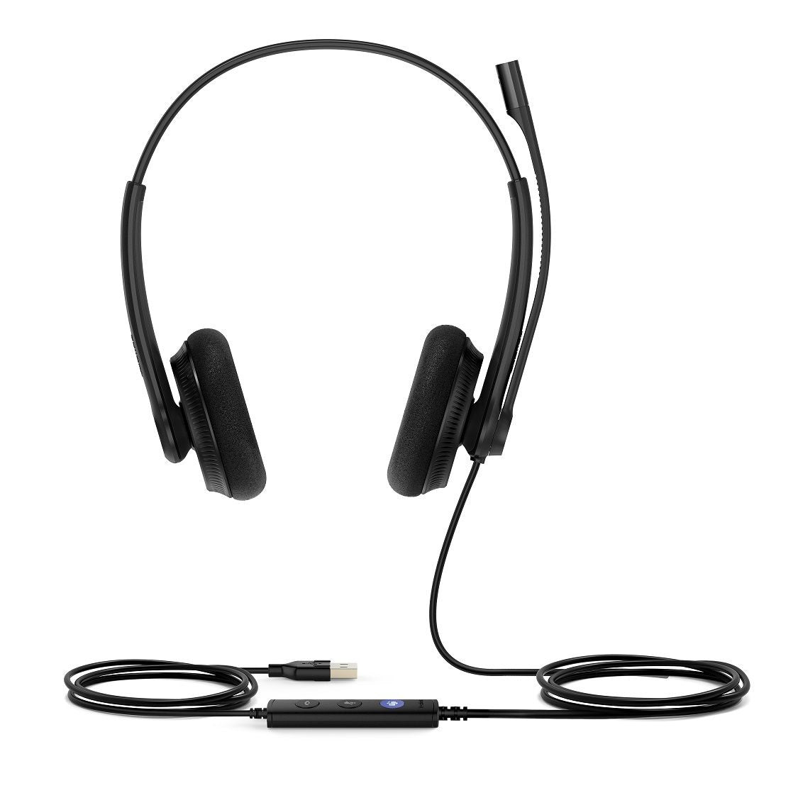 Yealink-UH34-Lite-USB-Headset-Duo-Teams-Front-View