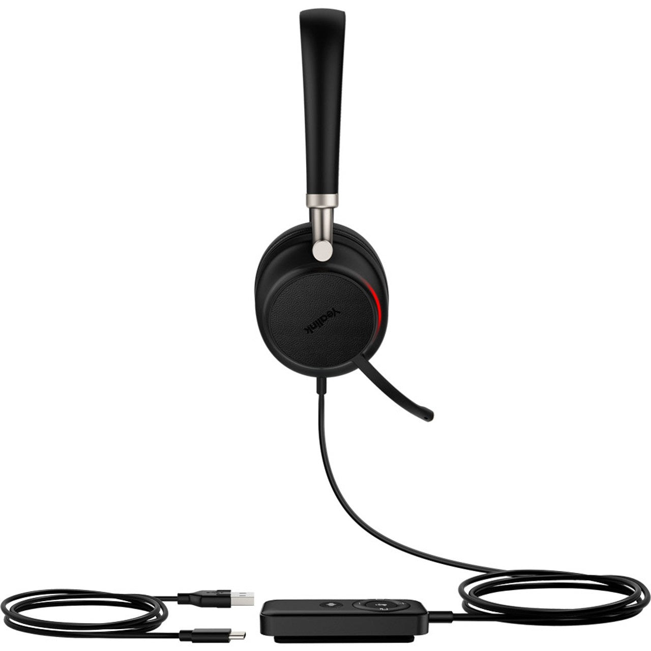 Yealink-UH38-Bluetooth-USB-Headset-Duo-Teams-Side-View
