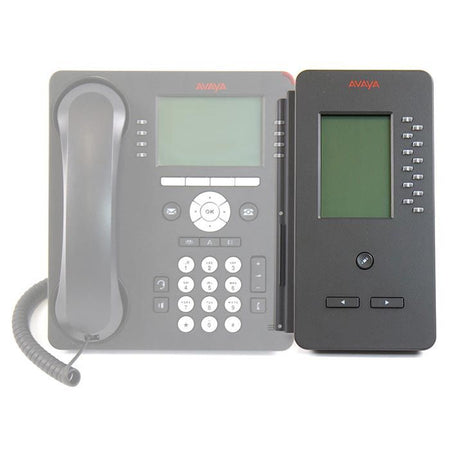 avaya-bm12-12-button-expansion-module-700480643-connected-to-phone
