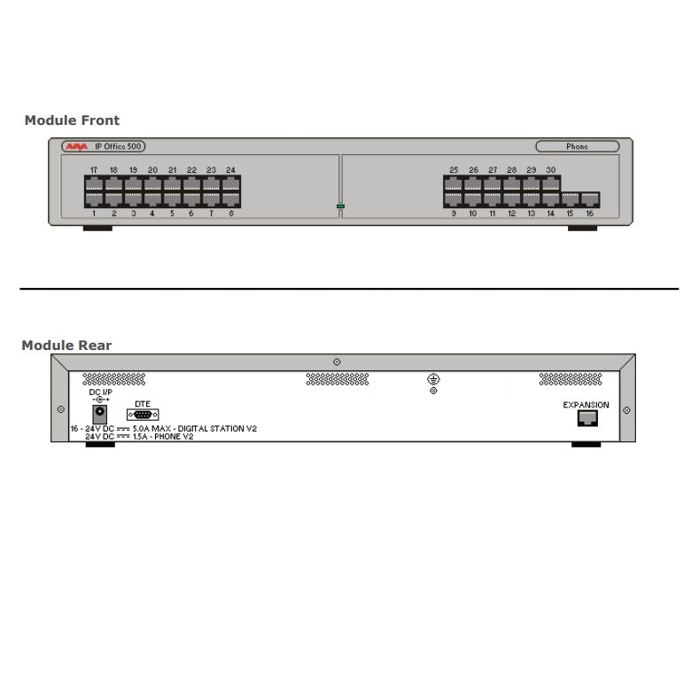Avaya IP500 Phone 30 Analog Module (700426224) – Shop4Tele