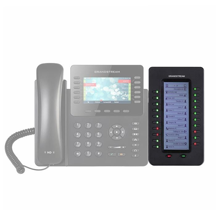 grandstream gxp2200ext expansion module on a phone view