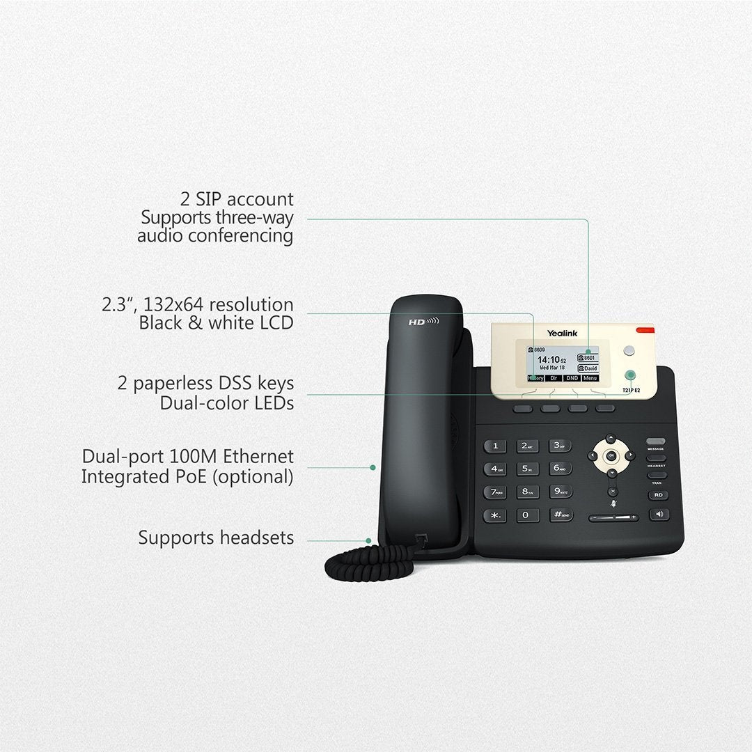yealink-sip-t21p-e2-ip-phone-overview